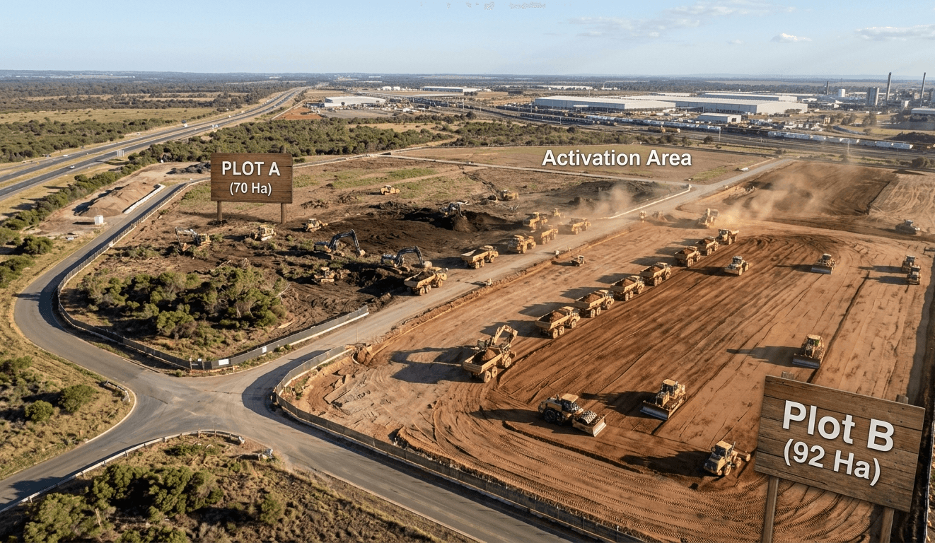 Earth Filling In Selected Plots Of Activation Area