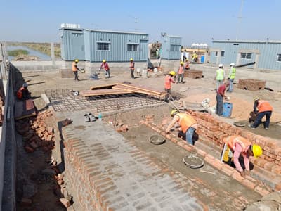 Service Area Buildings (With Porta Cabins)